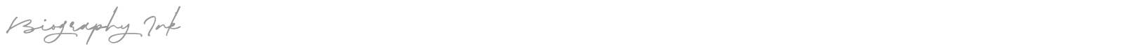 Biography font preview